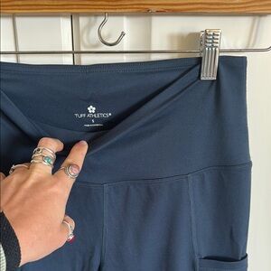 Tuff Athletics Deep Blue Leggings
